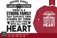 Cancer Fighter Family - Cancer SVG Files for Crafters Product Image 1