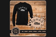 Patience Empty Fuel Gauge Funny SVG Cut File Product Image 1
