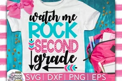 Watch Me Rock 2nd Grade SVG DXF PNG EPS Cutting Files Product Image 1