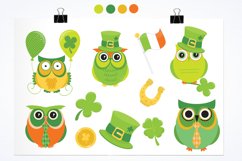 St. Patrick Owls graphics and illustrations Product Image 2