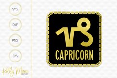 Capricorn Zodiac SVG File Product Image 2