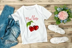 Mon Cherry PNG | Sweet Cherries Design | Valentines Day Product Image 4