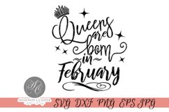 Queens are born in... SVG PNG Product Image 2