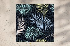 Palm leaves and leopard skin pattern Product Image 2