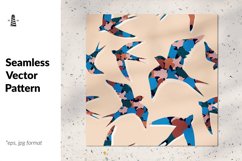 Abstract birds seamless pattern Product Image 1