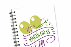 It's Mardi Gras Yall! SVG | Fat Tuesday Cut File Product Image 4