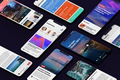 Social Mobile UI Kit for iphoneX Product Image 1
