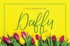 Web Font Daffy Font Product Image 1