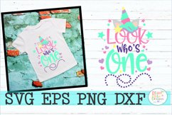 Look who&#039;s one SVG DXF EPS PNG cutting file Product Image 1