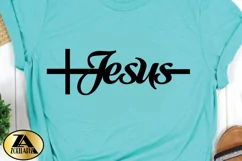 Jesus SVG PNG EPS DXF File BIBLE SVG Cross SVG GOD SVG Product Image 8