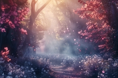 Enchanted Forest Background Wallpaper Product Image 1