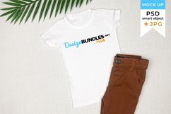 Toddler shirt mock up | Mockup for kids in JPG and PSD Product Image 1