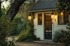 Cozy cottage hideaway at twilight Product Image 1