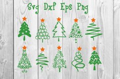 chgristmas tree svg cut file, christmas svg Product Image 1