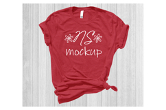 Bella Canvas 3001 Tshirt Mock-up BUNDLE ALL HEATHERS Product Image 19