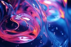 Abstract liquid shapes in vibrant colors Product Image 1