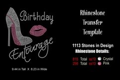 Birthday Entourage Rhinestone SVG Template Product Image 2