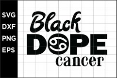 Black Dope cancer SVG Product Image 1