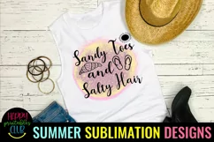Sandy Toes Salty Hair Beach Sublimation I Summer Sublimation Product Image 1