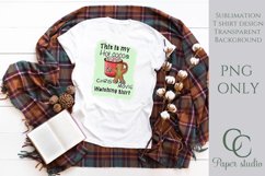 Sublimation design My Cocoa &amp; Christmas movie watching shirt Product Image 3