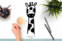 Scandinavian Style Giraffe - Cute Nursery Kids SVG Cut File Product Image 2