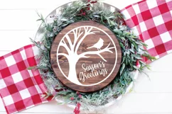 Christmas Ornament SVG File - Season's Greetings SVG Product Image 2