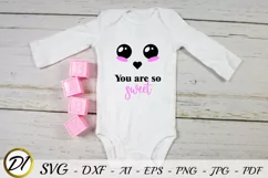 Valentines day svg. Baby svg.Cute smile. Funny svg Product Image 1