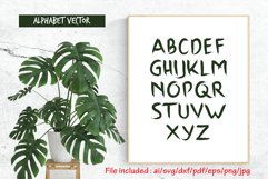 Alphabet Vector_07_Scrap brush_Uppercase Product Image 1