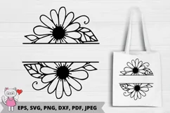 Floral Wreaths SVG, Floral Monograms SVG Product Image 1
