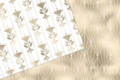 Ivory Art Deco Digital Paper Product Image 3