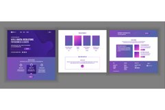Website Page Vector. Business Website. Web Page. Landing Product Image 1