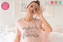 Weekends Are My Favorite Cutting File Product Image 1