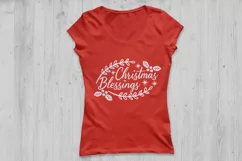 Christmas Blessings Svg, Christmas Svg, Holidays Svg. Product Image 2