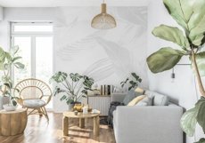 Wall mockup - Wallpaper mockup - Living room Product Image 4