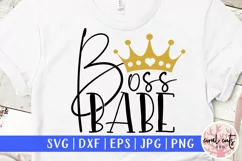 Boss babe - Women Empowerment EPS SVG DXF PNG Product Image 1