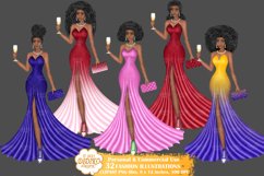 Black Woman Sublimation, Fashion Clipart, Graduation Png Product Image 10