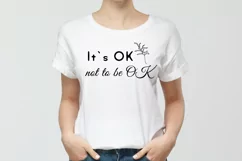 Mental Health Svg, Depression Svg, Its OK not be OK Png Product Image 3