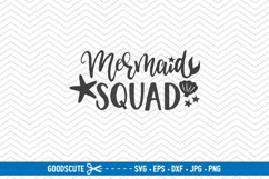 Mermaid Squad - SVG DXF JPG PNG EPS Product Image 1