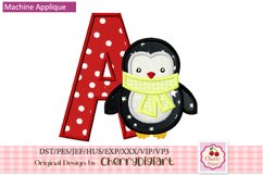 Penguin Monograms Alphabet machine embroidery bundle 1515B Product Image 2