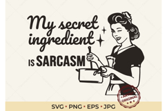 Retro Housewife Cut File Sarcastic Product Image 1