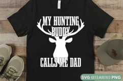 Father's Day SVG | Hunting SVG | Dad And Son Sublimation Product Image 2