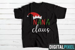 Nana Claus SVG PNG DXF Circut Cut Silhouette 3 Christmas SVG Product Image 1