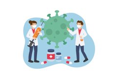Vaccine Illustrations Product Image 1