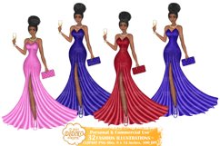 Black Woman Sublimation, Fashion Clipart, Graduation Png Product Image 2