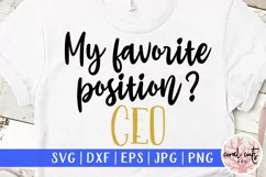 My Favorite Position? CEO - Women Empowerment EPS SVG DXF Product Image 1