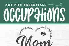 Mom svg - a mother's day SVG with mom heart shape Product Image 6