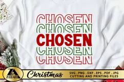 Christian SVG PNG EPS DXF Chosen SVG Blessed SVG Cut Files Product Image 2