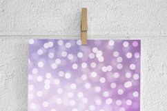 Winter Bokeh Digital Paper Product Image 3