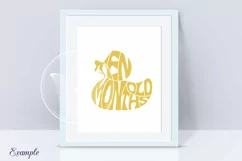 Ten Months Old SVG yellow baby duck lettering design Product Image 2