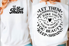 Let Them Positive Motivational Quotes Product Image 5